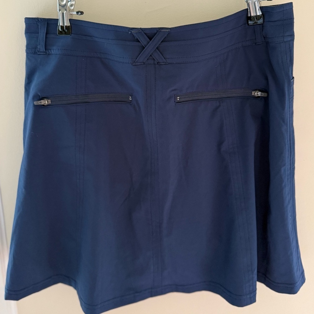 L.L. Bean Navy Blue A-Line GorpCore Hiking Skort Women’s Size 6 - Picture 4 of 10
